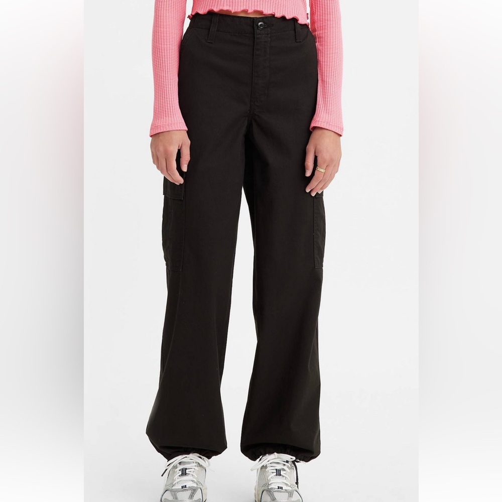 Levi's Women's Mid Rise Cargo Jeans